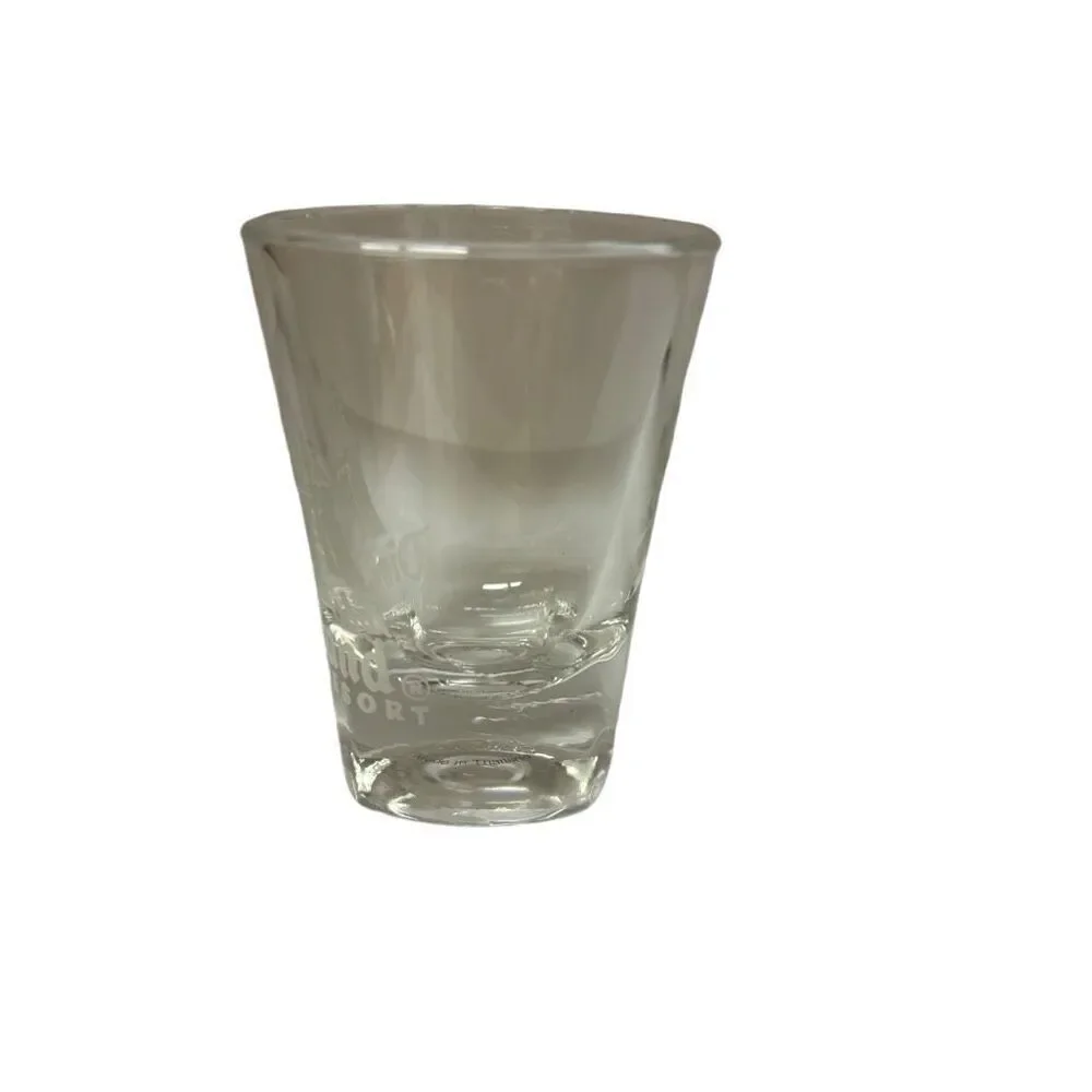 Disneyland Resorts Etched Shot Glass
